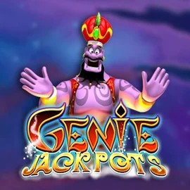 Jackpots logo of Genie Jackpots from Blueprint Gaming at Gama Casino