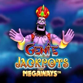 Logo of Genie Jackpots Megaways from Blueprint Gaming at Gama Casino