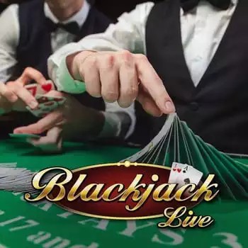 Official Live Casino logo: Live Blackjack by Evolution at Gama Casino