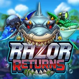 Razor Returns slot logo by Push Gaming at Gama CasinoRazor Returns