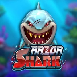 Logo of Razor Shark from Push Gaming at Gama Casino