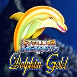 Dolphin Gold with Stellar Jackpots logo by Lightning Box Game at Gama CasinoDolphin Gold with Stellar Jackpots