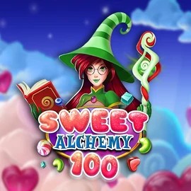 Sweet Alchemy 100 slot logo by Play'n GO at Gama Casino